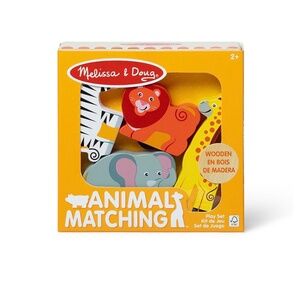 Melissa & Doug Wooden Animal Matching Safari Play Set NIB